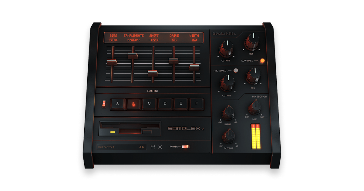 SampleX V3 by BeatSkillz – ビンテージ・サンプラー